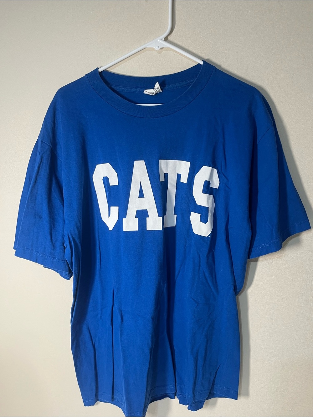 Kentucky Wildcats UK Blue and White CATS Graphic Tee